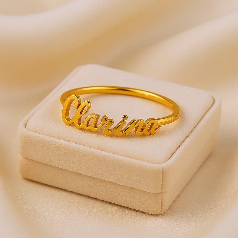 Customized Name Ring