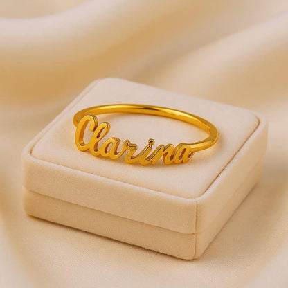 Customized Name Ring