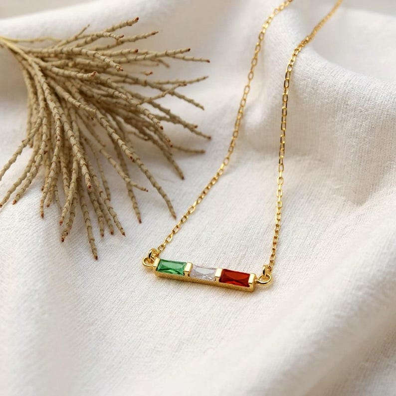 Multiple Birthstone Necklace