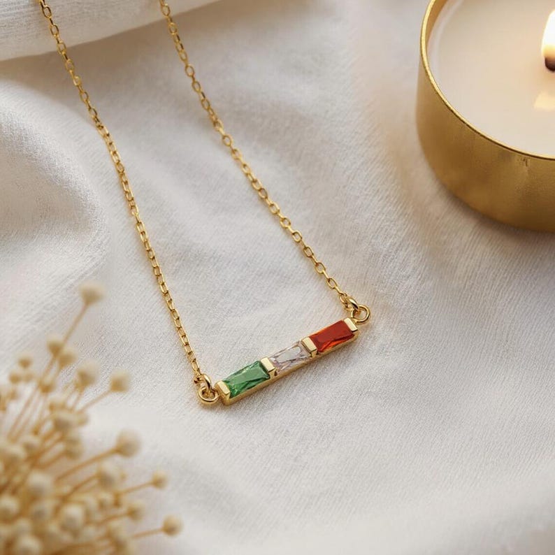 Multiple Birthstone Necklace