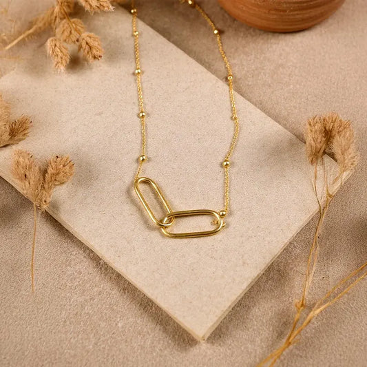 Satellite Chain Interlocked Necklace