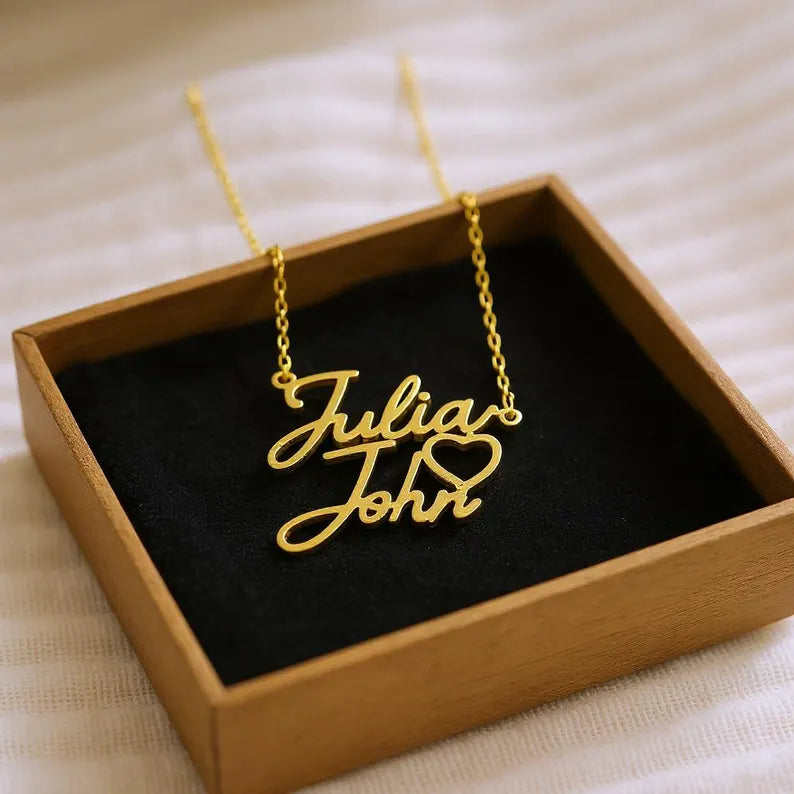 Two Name Necklace