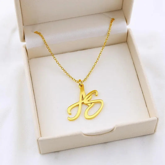 Two Initial Necklace