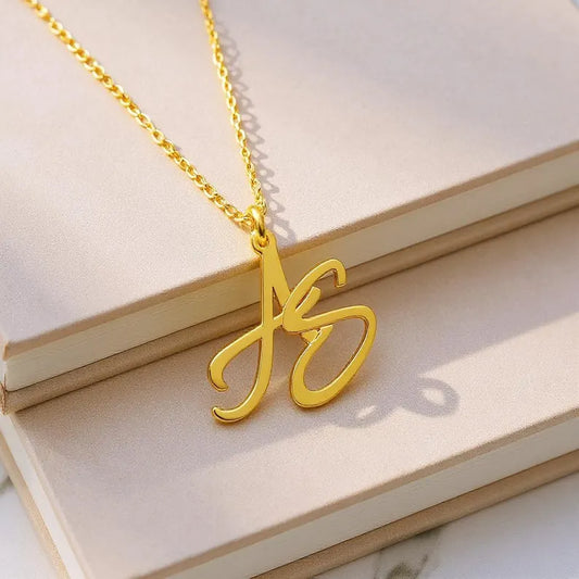 Two Initial Necklace