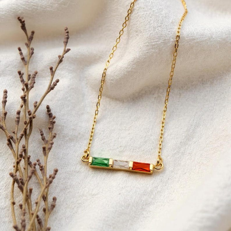Multiple Birthstone Necklace