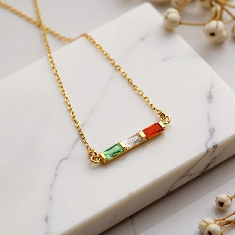 Multiple Birthstone Necklace