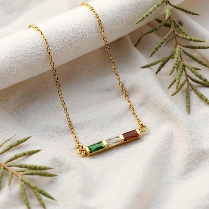 Multiple Birthstone Necklace