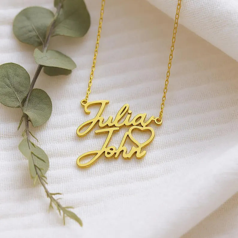 Two Name Necklace