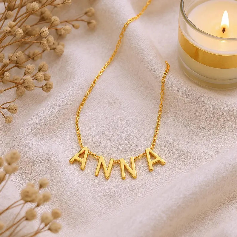 Name Letter Necklace