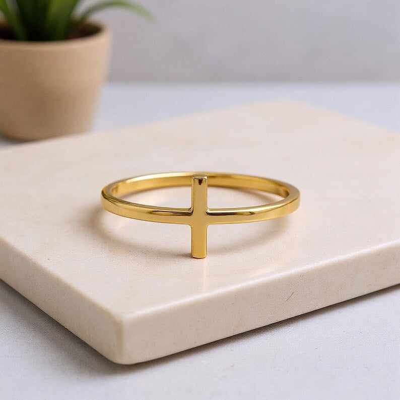 Christian Cross Ring