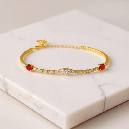 Tennis Birthstone Bracelet