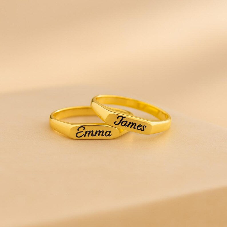 Name Personalized Ring