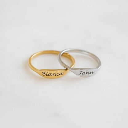 Personalized Name Ring