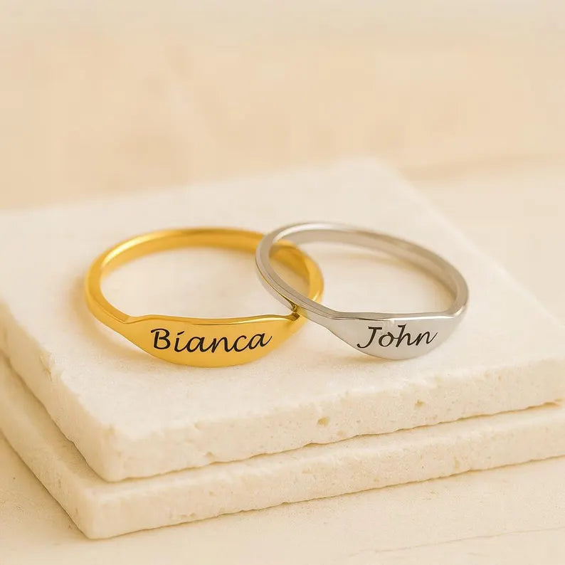 Personalized Name Ring