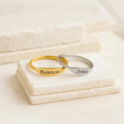 Personalized Name Ring
