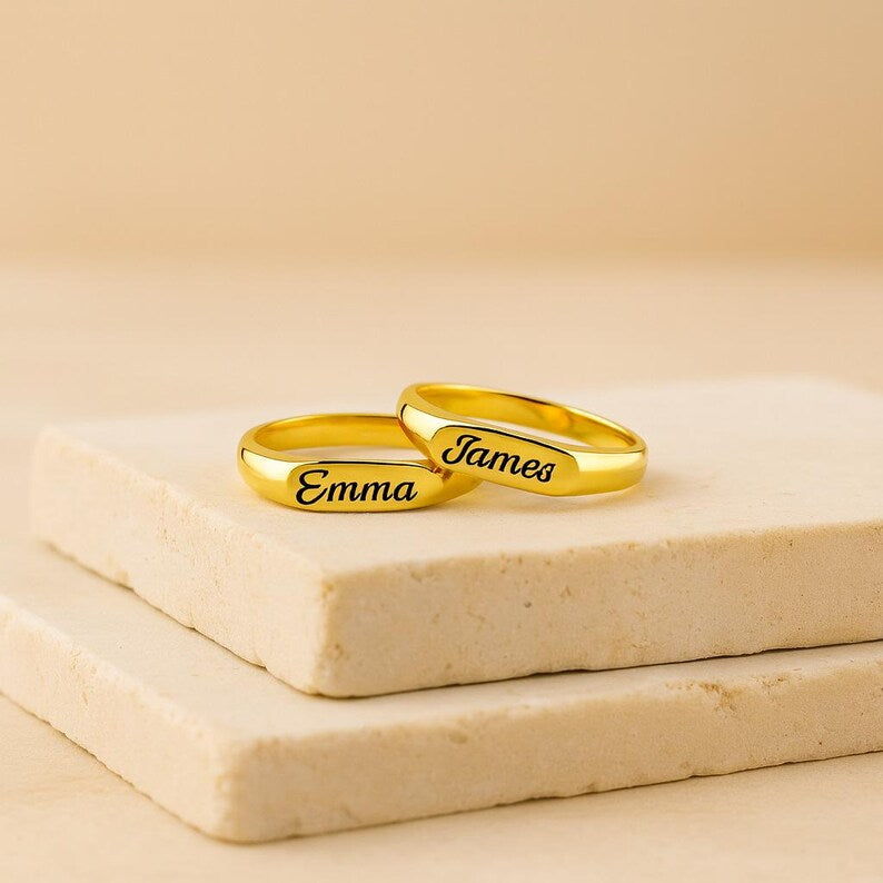 Name Personalized Ring