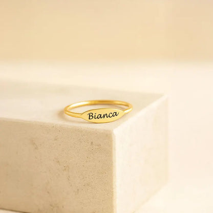 Personalized Name Ring
