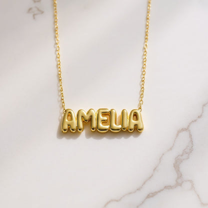 Bubble Name Necklace